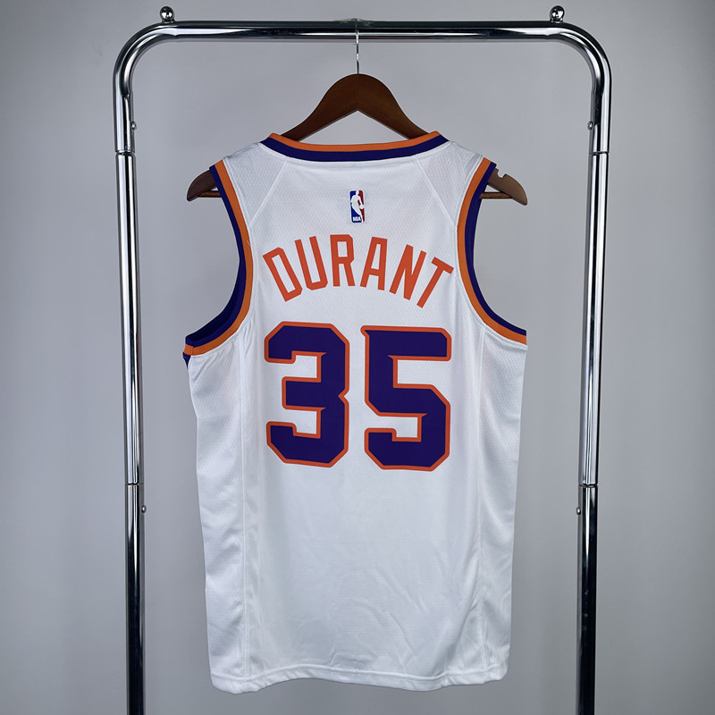 NBA SUNS white 35 Durant NBA