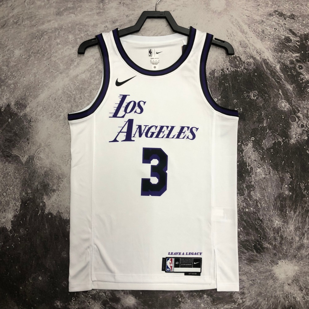 NBA 23 season Lakers City version of the No. 3 Davis NBA