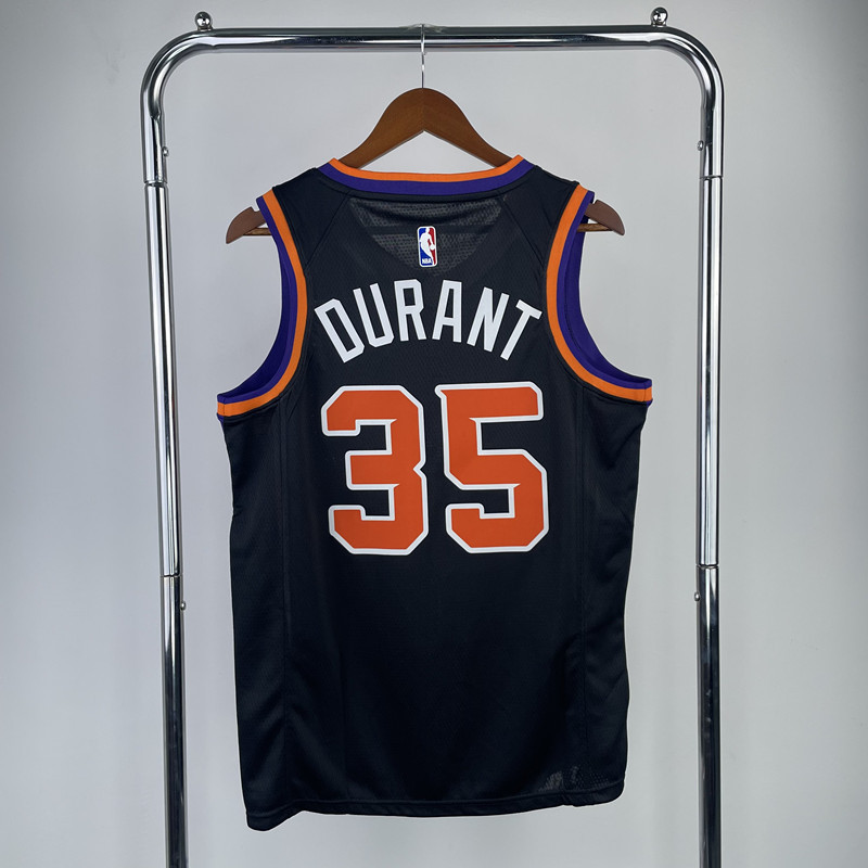 NBA SUNS black 35 Durant NBA