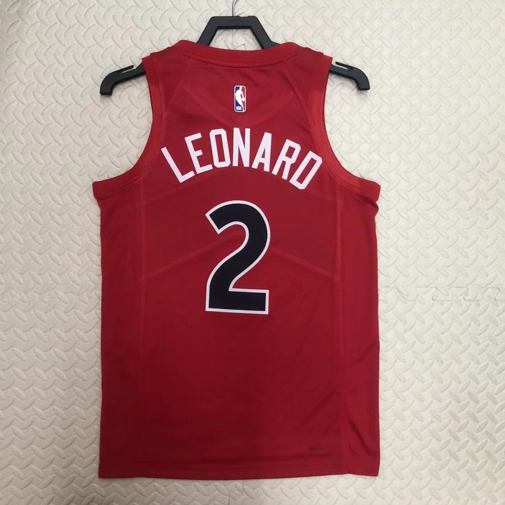 NBA 23 season Raptors away red No. 2 Leonard NBA