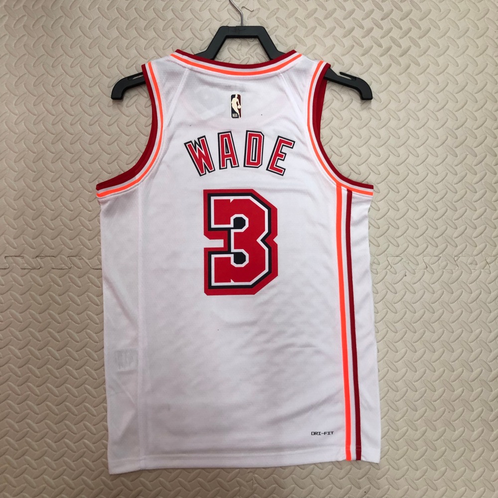 NBA 23 season Heat throwback No. 3 Wade NBA