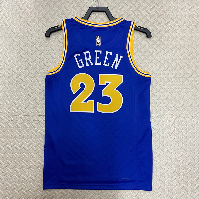 NBA Season 23 Warriors throwback # 23 Green NBA