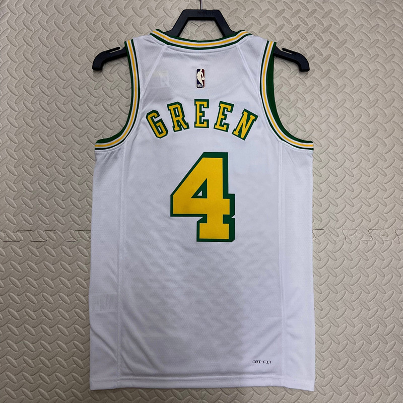 NBA '23 Rockets retro No. 4 Green NBA
