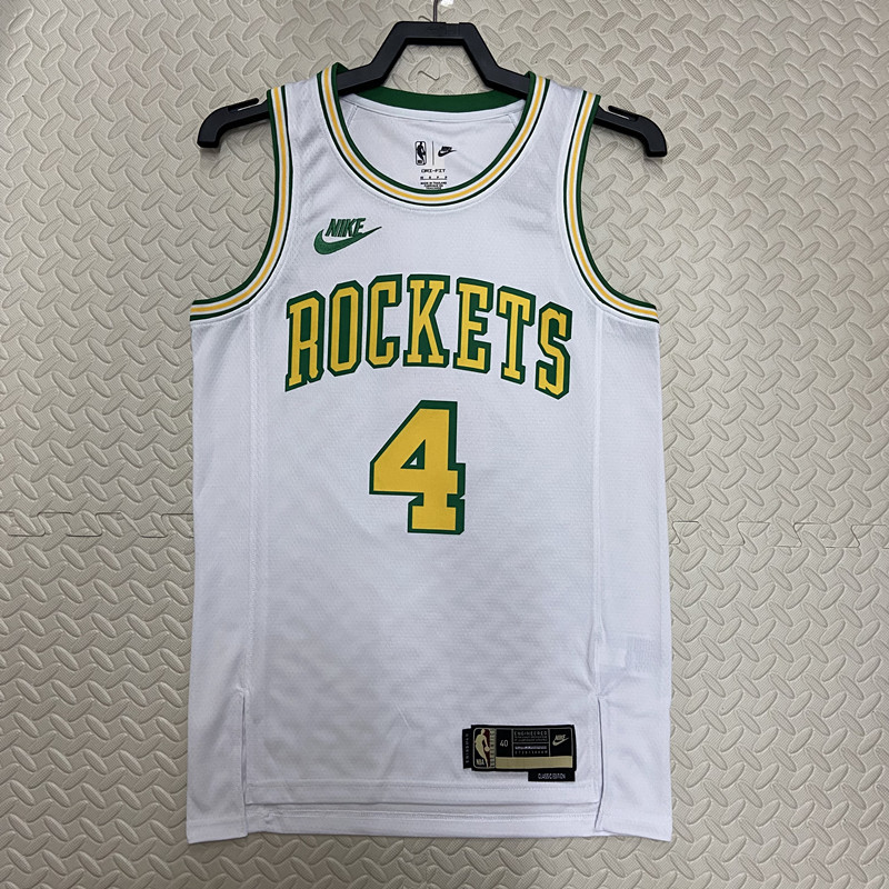 NBA '23 Rockets retro No. 4 Green NBA