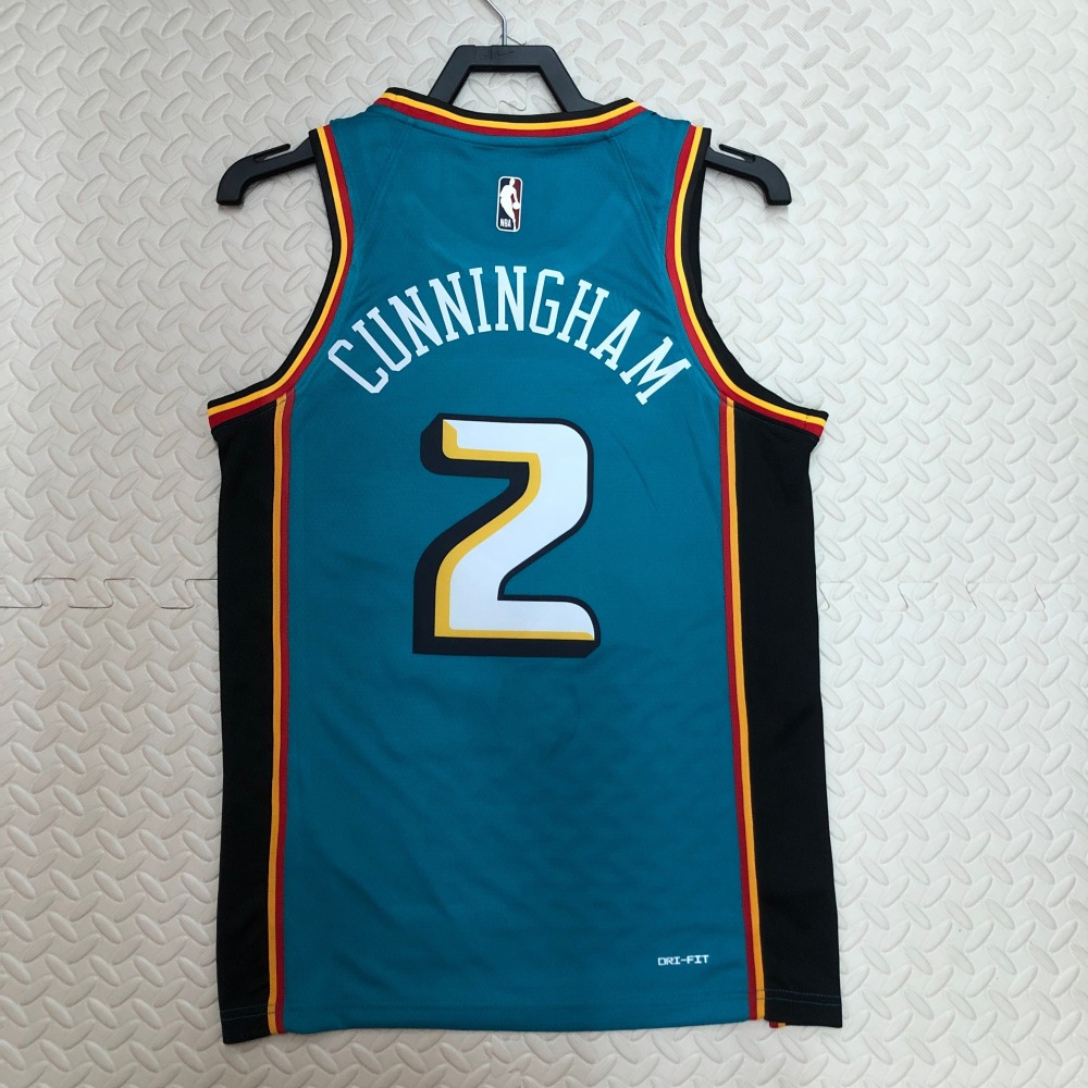 NBA '23 Pistons throwback No. 2 Cunningham NBA