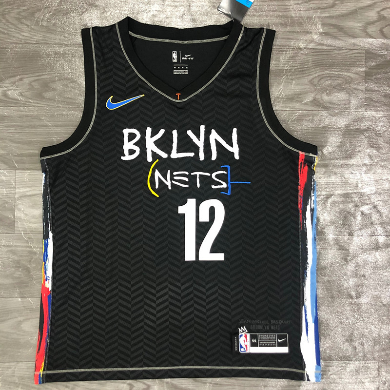 NBA Brooklyn Nets season 21 City Edition graffiti # 12 Harris NBA