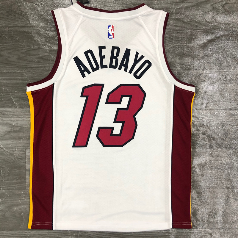 NBA Heat V-neck white 13 Adebayor NBA