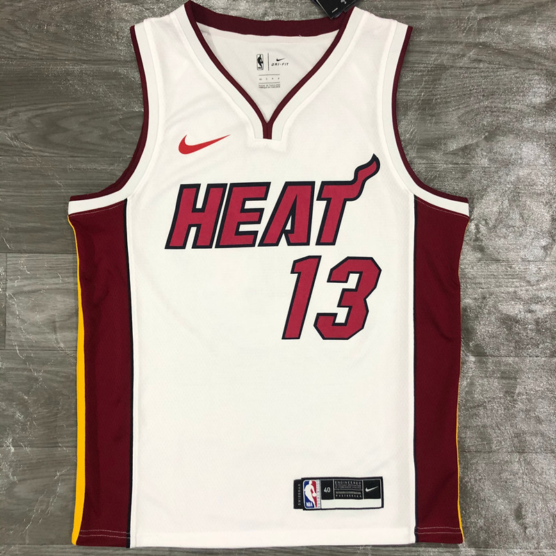 NBA Heat V-neck white 13 Adebayor NBA