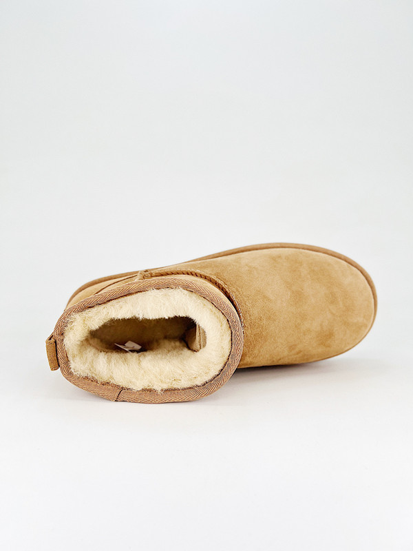 size 35-40 UGG single product Dongguan pure original UGG mini low-top autumn and winter sheep fur one snow boots full shoes with ZP factory Longfeng A grade Australia imported sheep fur one brand OEM production line fully follow the ZP process process OEM