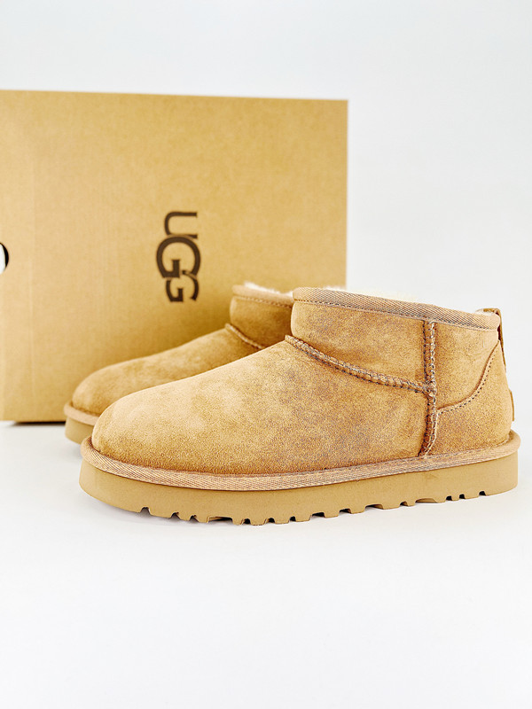 size 35-40 UGG single product Dongguan pure original UGG mini low-top autumn and winter sheep fur one snow boots full shoes with ZP factory Longfeng A grade Australia imported sheep fur one brand OEM production line fully follow the ZP process process OEM