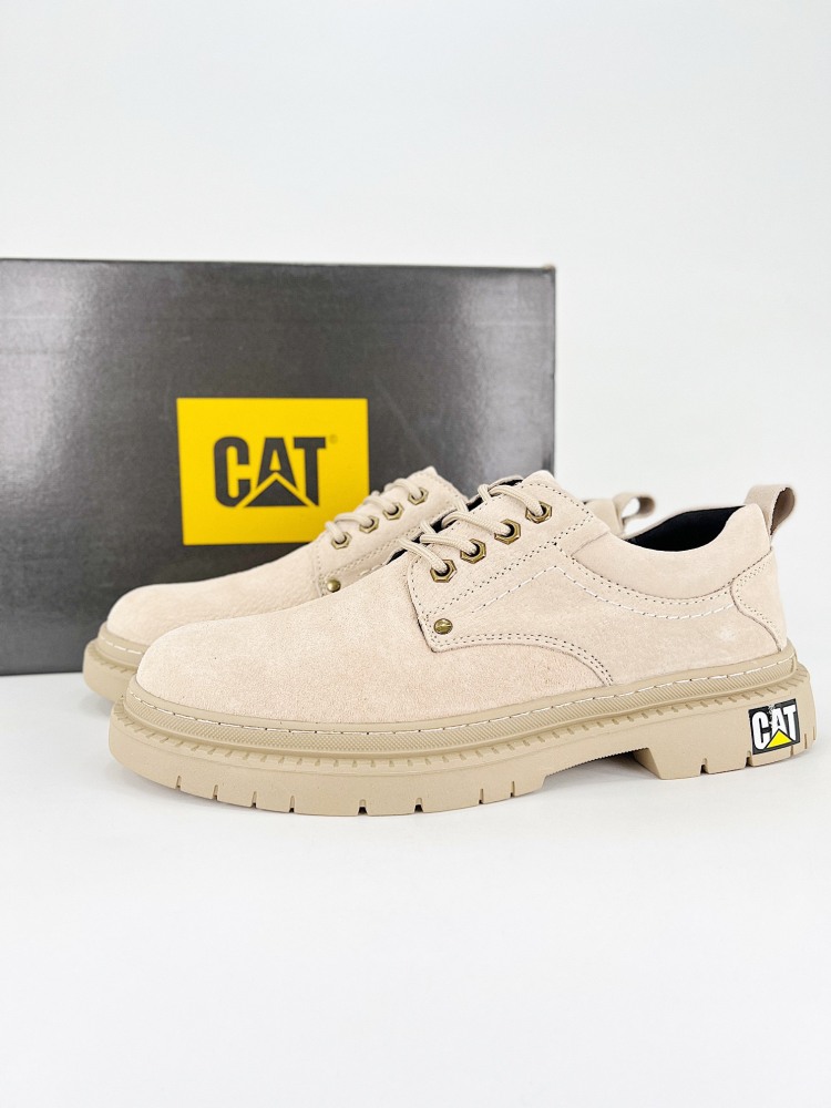 size 39-44 CAT Carter outdoor leisure Martin boots series # Guangdong Dafan quality original box original packaging fashion trend with fabric Italy 🇮🇹 top frosted fine cowhide with canvas stitching style design style highlights the fashion trend breath