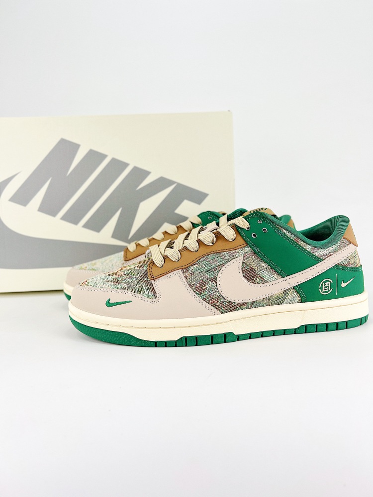 Counter quality size 36-45 LV NIKE DUNK SB LOW SB, as the name suggests, has a classic Dunk blood, but also injected more fashion elements. Compared to common Dunk skate shoes, the modified version of Dunk SB thickens the filling of the shoe tongue for