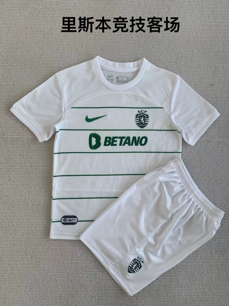 + socks Adult + kids Kit 2023 2024 Lisbon jersey adult football shirt children's wear soccer jersey Football jersey 2023 Lisbon soccer jersey kids + Adult kit children