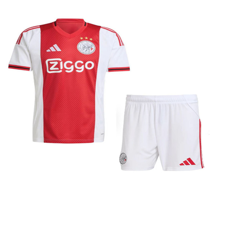 + socks Adult + kids Kit 2025 2026  Ajax jersey adult football shirt children's wear soccer jersey Football jersey 2025 26 Ajax soccer jersey kids + Adult kit children