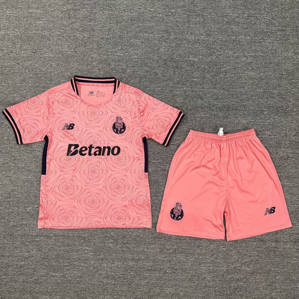 + socks kids Kit  25 26 Porto jersey adult football shirt children's wear soccer jersey Football jersey 2025 2026 Porto soccer jersey kids  kit children