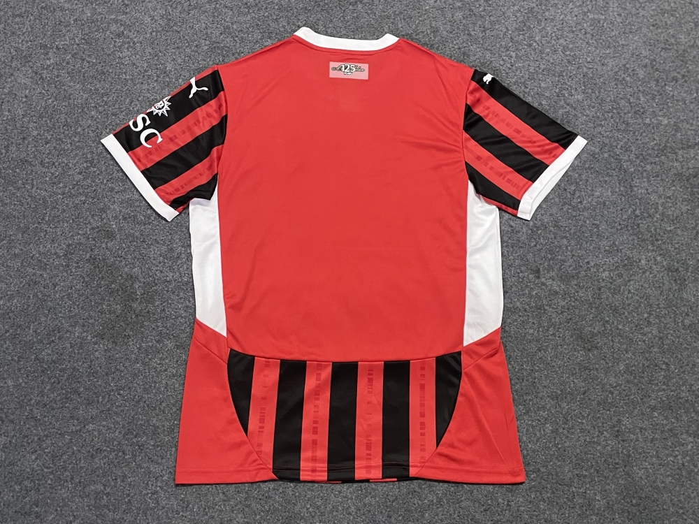 Fan edition size S-2XL 2025 2026 AC Soccer Jerseys 2024  2025 AC Football Shirt Jerseys  jersey Football jersey