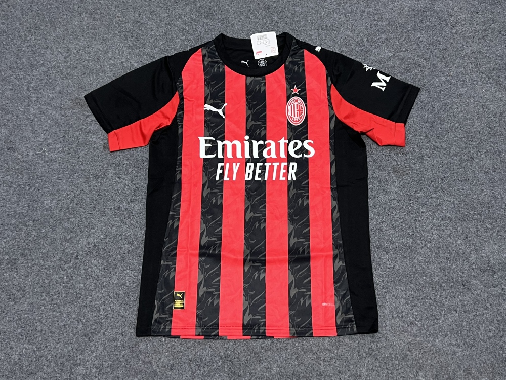 Fan edition size S-2XL 2025 2026 AC Milan Soccer Jerseys 2024  2025 AC Milan Football Shirt Jerseys  jersey Football jersey