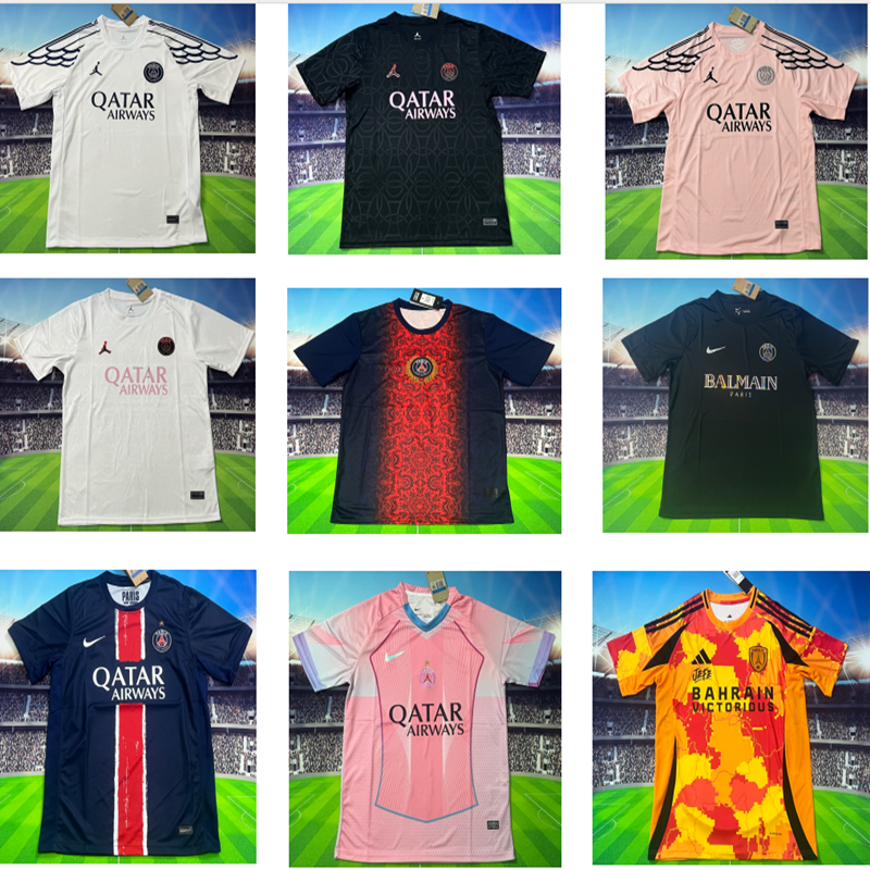 Fan edition size S-2XL 2025 2026 Paris Soccer Jerseys 2024  2025 Paris Football Shirt Jerseys  jersey Football jersey
