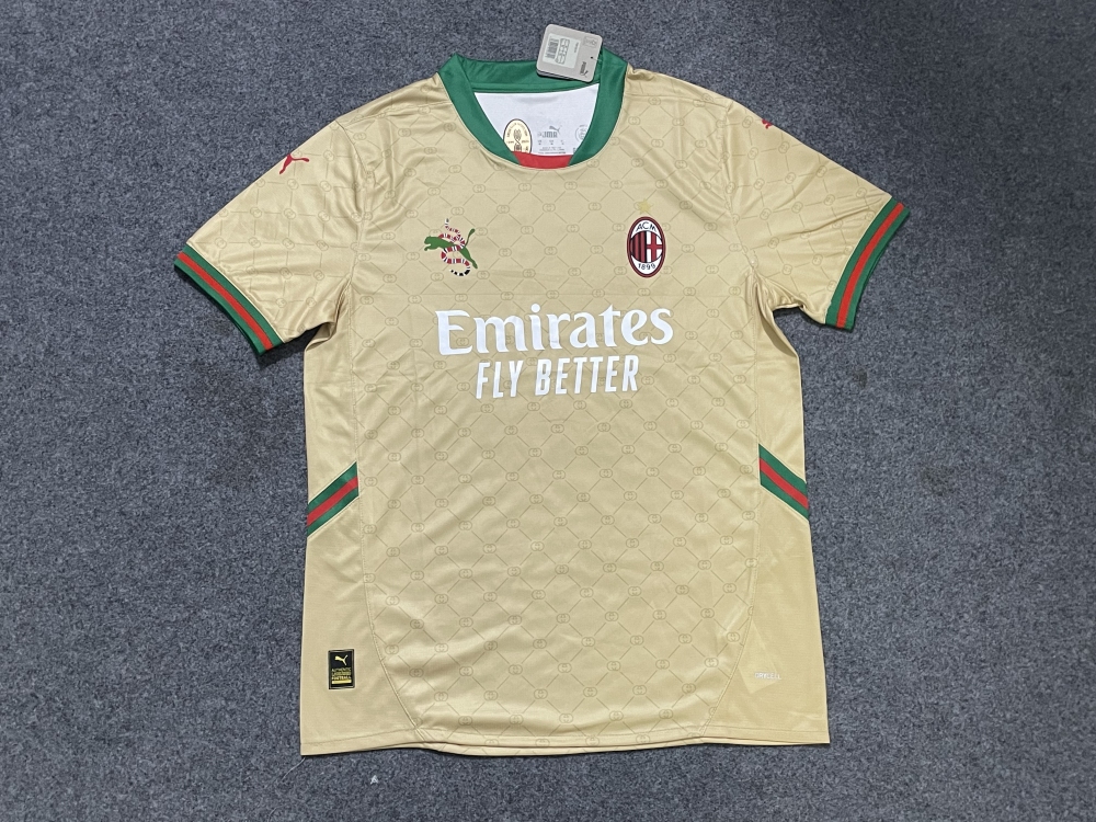 Fan edition size S-2XL 2025 2026 AC Soccer Jerseys 2024  2025 AC Football Shirt Jerseys  jersey Football jersey