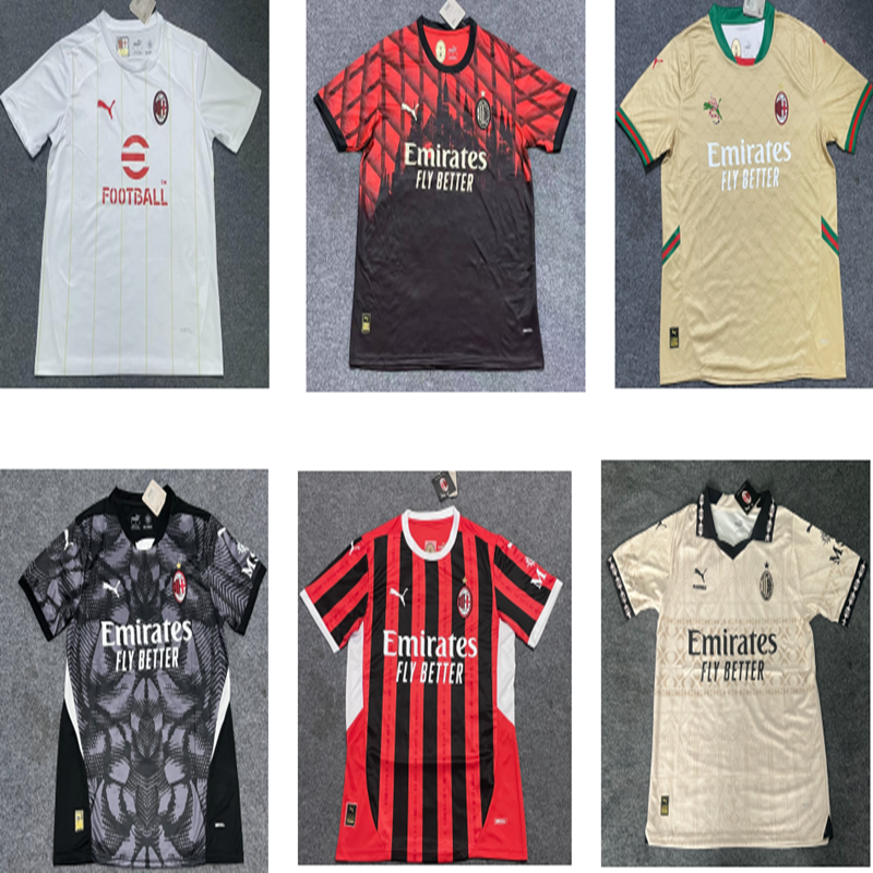 Fan edition size S-2XL 2025 2026 AC Soccer Jerseys 2024  2025 AC Football Shirt Jerseys  jersey Football jersey