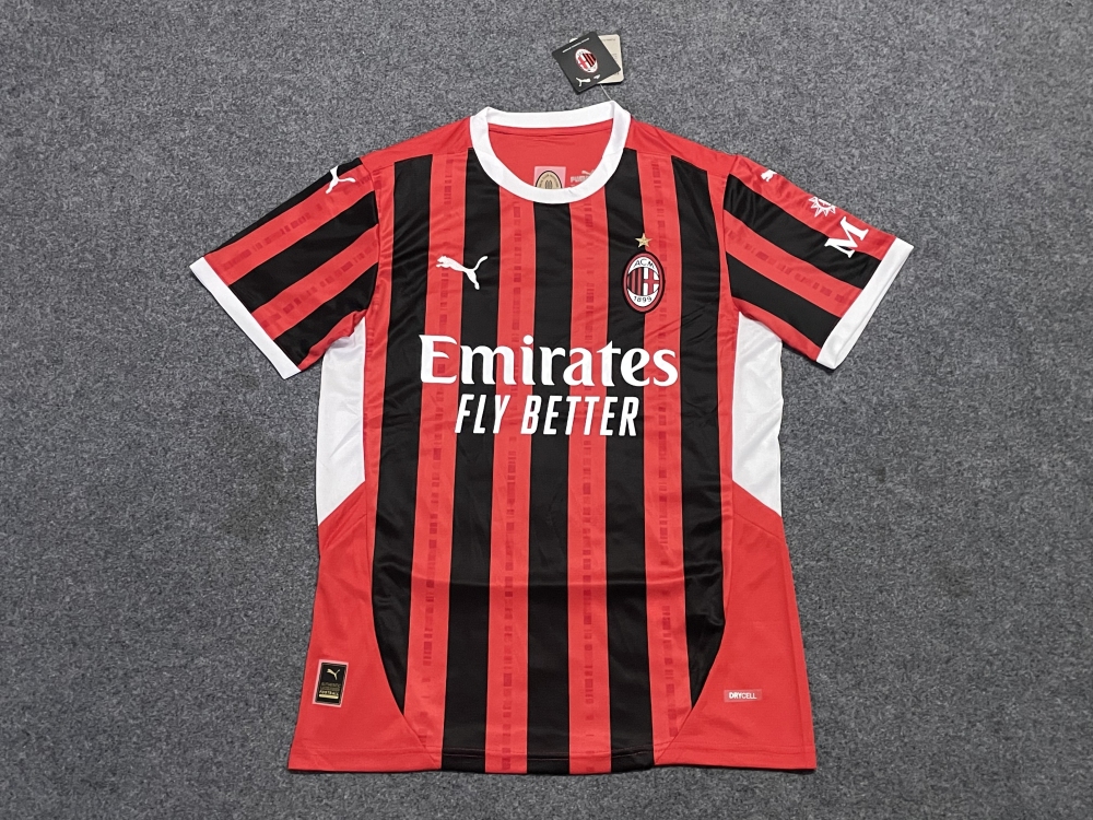 Fan edition size S-2XL 2025 2026 AC Soccer Jerseys 2024  2025 AC Football Shirt Jerseys  jersey Football jersey