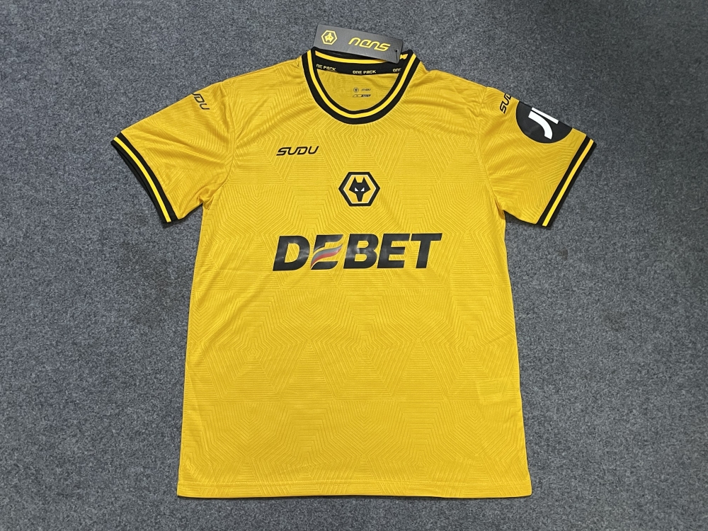 Fan edition size S-2XL 2025 2026 Wolves Soccer Jerseys 2024  2025 Wolves Football Shirt Jerseys  jersey Football jersey