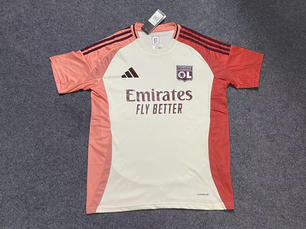 Fan edition size S-2XL 2025 2026 Lyon Soccer Jerseys 2024  2025 Lyon Football Shirt Jerseys  jersey Football jersey