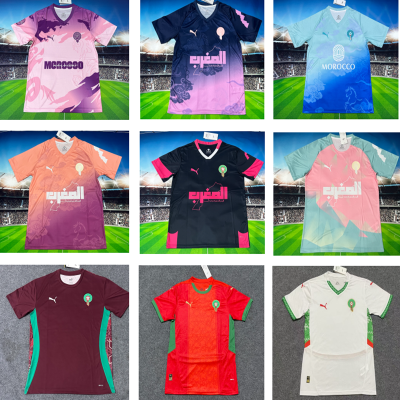 Fan edition size S-2XL 2025 2026 Morocco Soccer Jerseys 2024  2025 Morocco Football Shirt Jerseys  jersey Football jersey