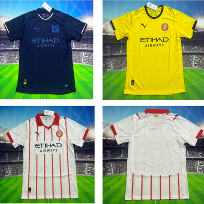 Fan edition size S-2XL 2025 2026 Girona Soccer Jerseys 2024  2025 Girona Football Shirt Jerseys  jersey Football jersey