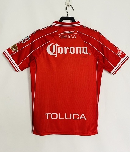 retro jerseys Football throwback jerseys 1999 00 Toluca's home ground Soccer Jerseys 1999 Toluca's home ground Football Shirt Jerseys jersey Football jersey