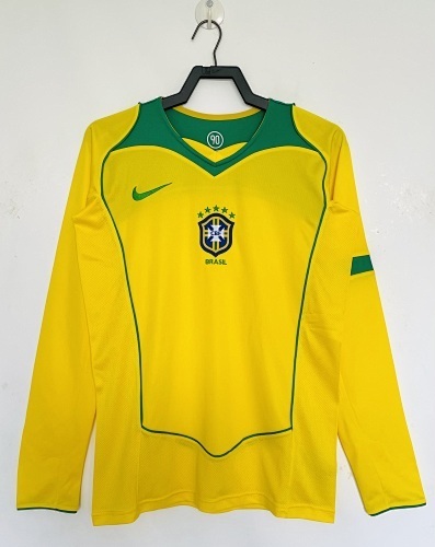 retro jerseys Football throwback jerseys 2004 2005 Brazil Soccer Jerseys 2004 2005 Brazil Football Shirt Jerseys jersey Football jersey