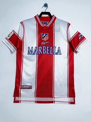 retro jerseys Football throwback jerseys 1999 00 Atlético Madrid Soccer Jerseys 1999 00 Atlético Madrid Football Shirt Jerseys jersey Football jersey