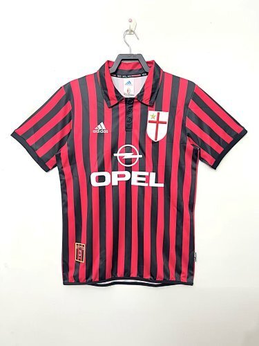 retro jerseys Football throwback jerseys 99 00 AC Soccer Jerseys 99 00 AC Football Shirt Jerseys jersey Football jersey