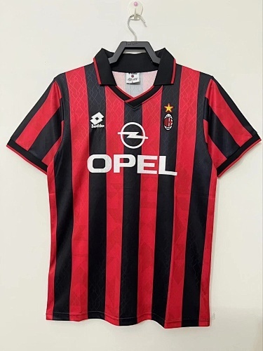 retro jerseys Football throwback jerseys 95 96 AC Soccer Jerseys 95 96 AC Football Shirt Jerseys jersey Football jersey