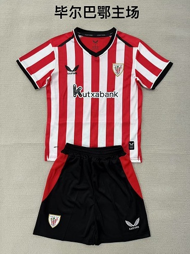 + socks Adult + kids Kit 2026 2027 Bilbao jersey adult football shirt children's wear soccer jersey Football jersey 2026 Bilbao soccer jersey kids + Adult kit children