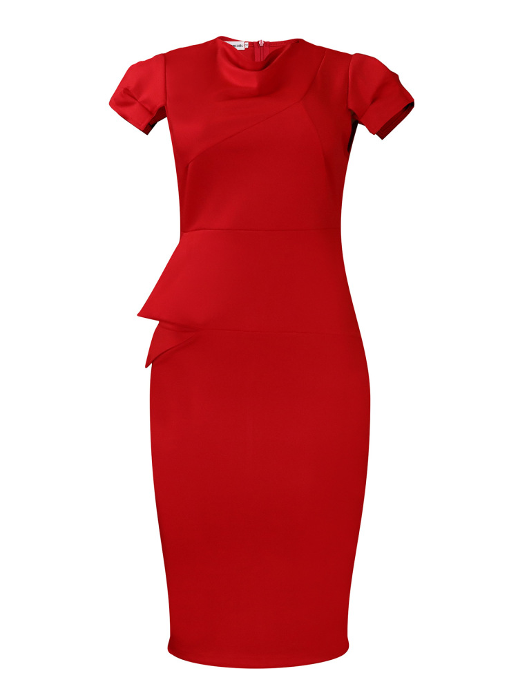 2024 new style fashionable and elegant commuting hip-hugging plus size dress