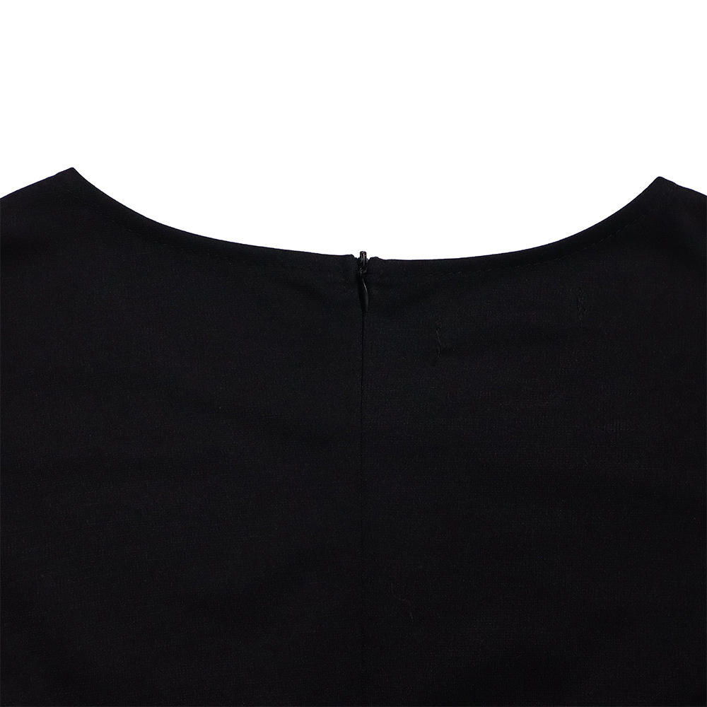 2024 Summer New Short Sleeve Package Hip Tight Temperament Tongle Split Bright Edge Foreign Trade Dresses