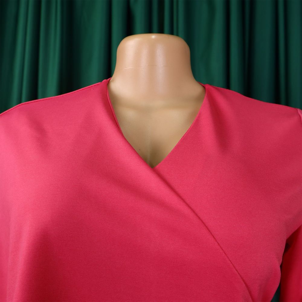 Women's new style Tongle solid color hip-hugging professional pencil skirt African dress