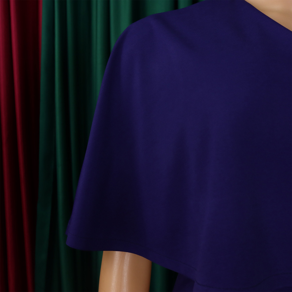 Women's new temperament hip-hugging professional pencil skirt Tongle solid color dress