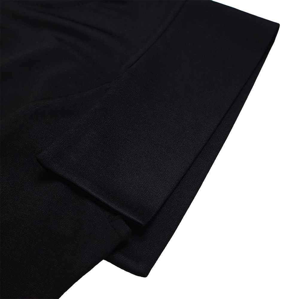 2024 Summer New Short Sleeve Package Hip Tight Temperament Tongle Split Bright Edge Foreign Trade Dresses