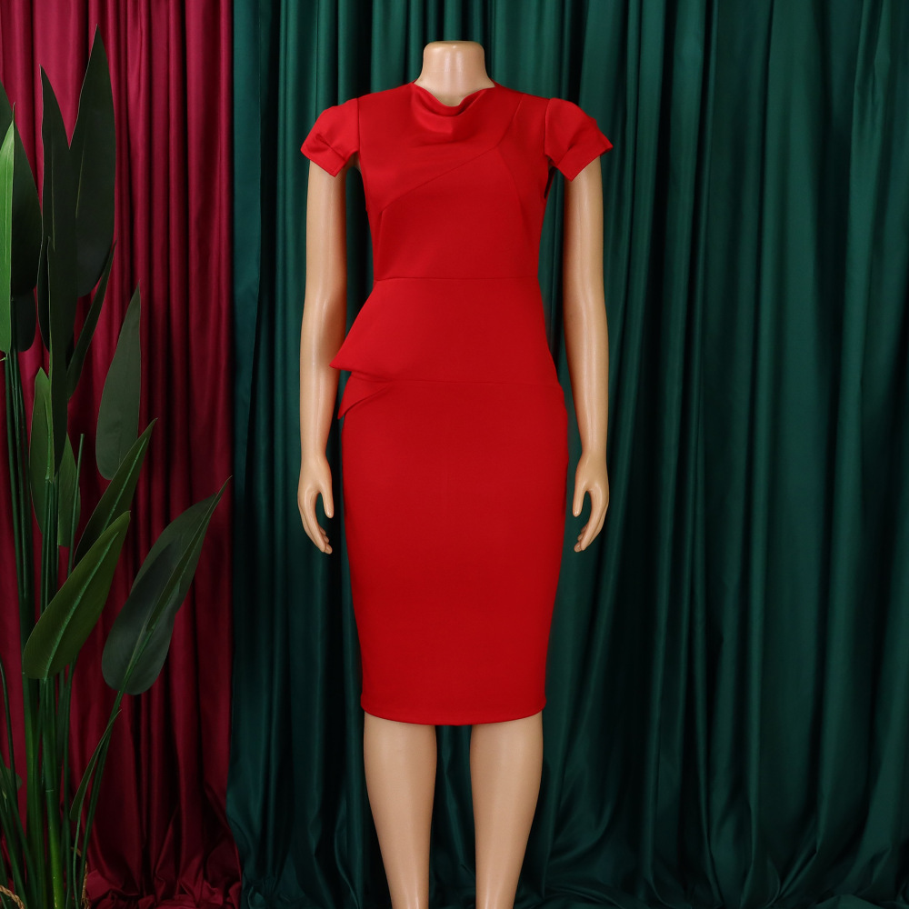 2024 new style fashionable and elegant commuting hip-hugging plus size dress