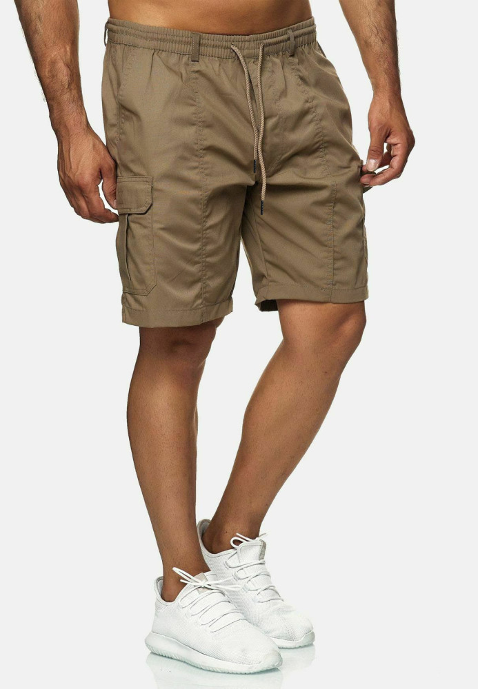 Men's pants summer men's cargo shorts loose men's cargo pants three-quarter pants multi-pocket casual pants for men