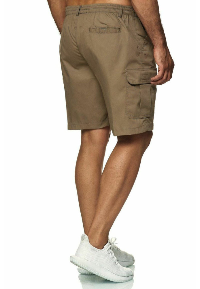 Men's pants summer men's cargo shorts loose men's cargo pants three-quarter pants multi-pocket casual pants for men