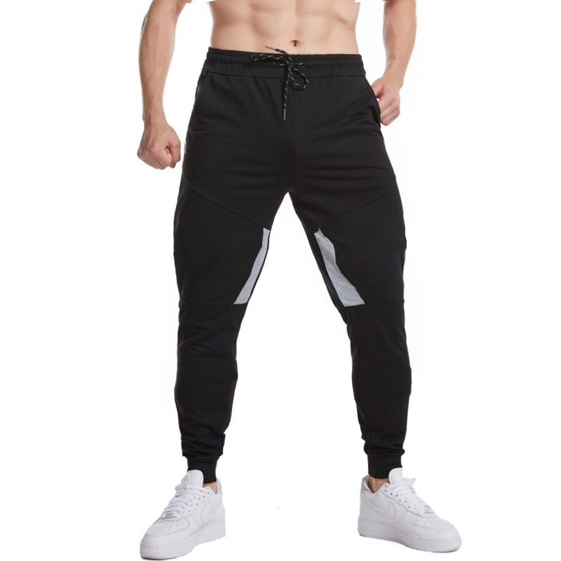New double pocket sweatpants men's leggings fitness fashion casual trousers running training pants men