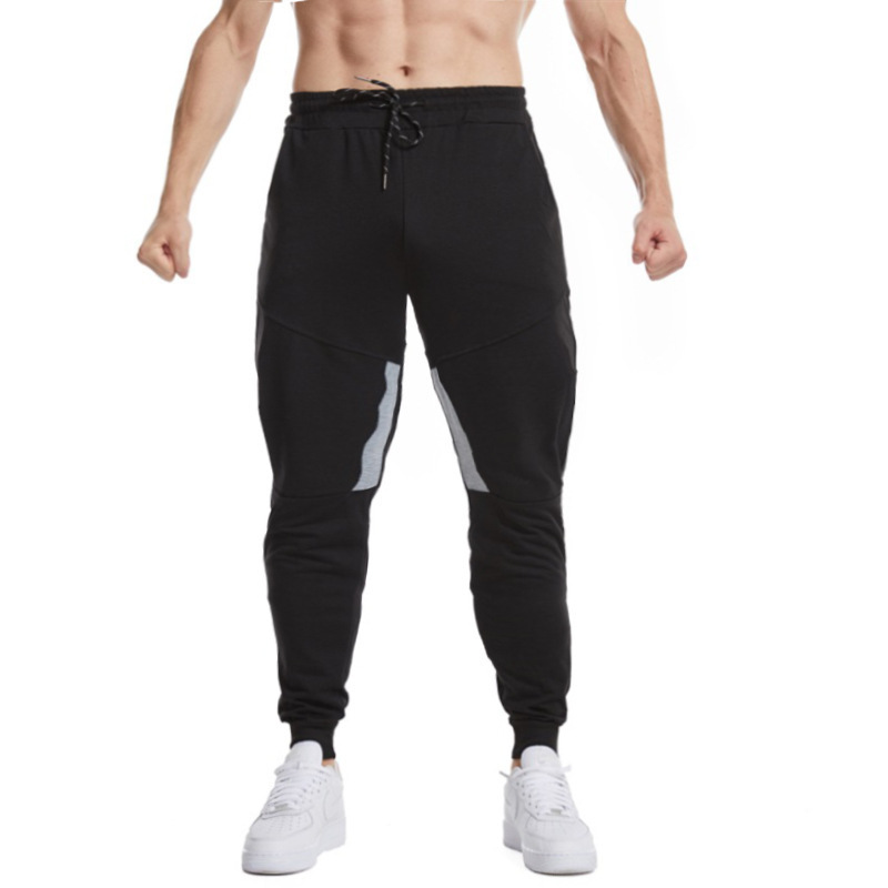 New double pocket sweatpants men's leggings fitness fashion casual trousers running training pants men