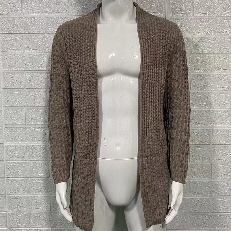 Sweater Men 2024 Fashion Sweater Long Sleeve Large Size Cardigan Sweater