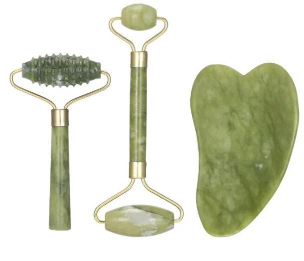 Gua Sha Face Massager Roller Jade Store Scraper Roller Massage for Facial Gouache Lift Body Slimming Guasha Neck Skin Care Tools