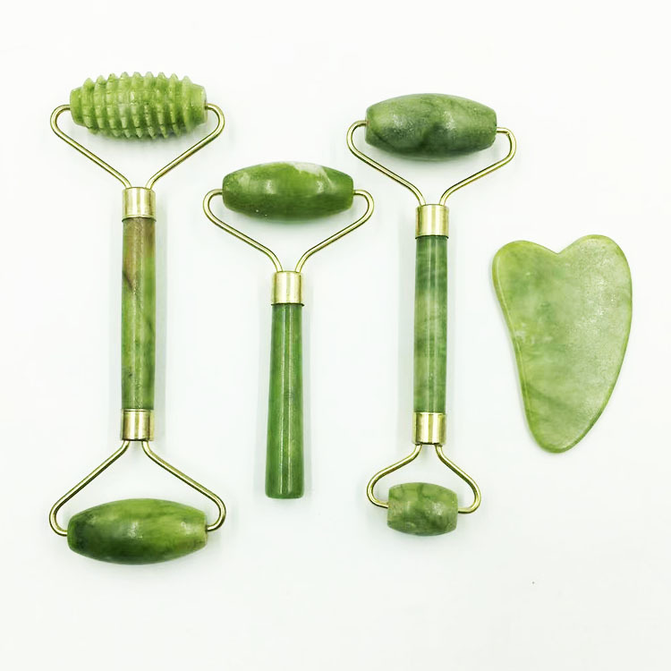 Gua Sha Face Massager Roller Jade Store Scraper Roller Massage for Facial Gouache Lift Body Slimming Guasha Neck Skin Care Tools
