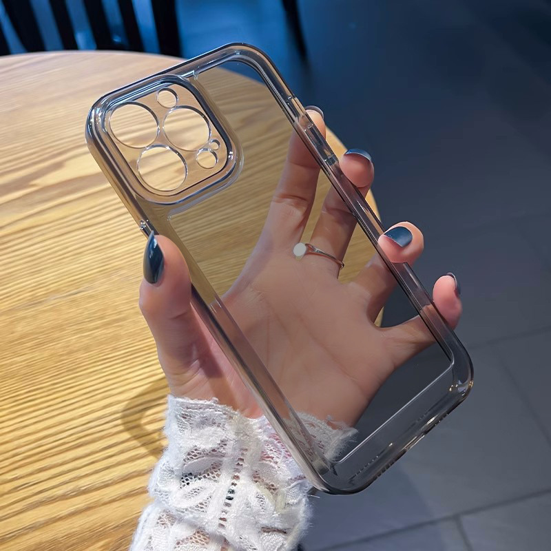 Transparent Phone Case For iPhone 15 11 12 13 14 Pro Max Soft TPU Silicone For iPhone X XS Max XR 8 7 Plus Back Cover Clear Case