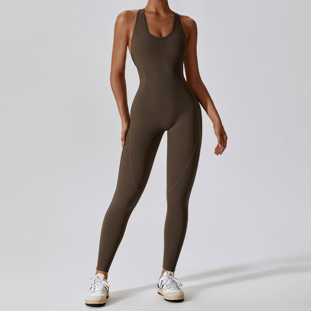 NCLAGEN GYM Romper Backless Set Fitness Bodysuit Siamese Sportswear Women Jumpsuit Buttery-Soft One-piece Playsuit Yoga Suit